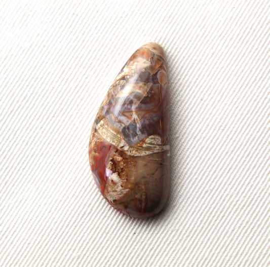 Natural Agate Cabochon Gemstone beige freeform
