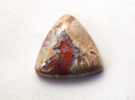 LARGE Natural Agate Cabochon Gemstone Trillion