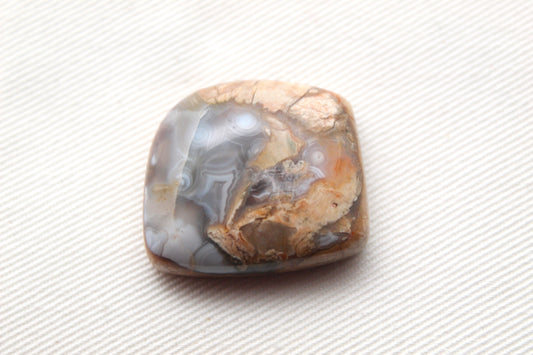 NICE Natural Agate Cabochon Gemstone beige freeform