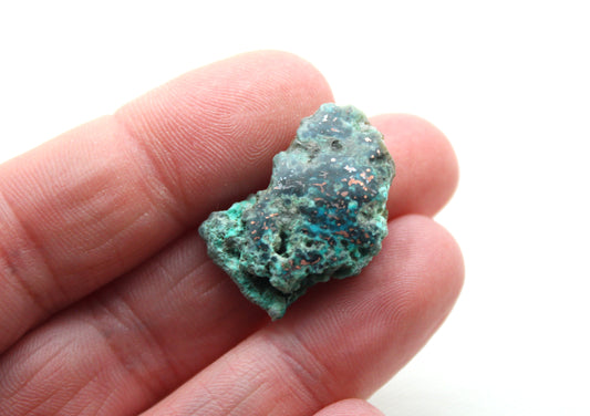 One small chunck Chrysocolla with Native Copper Indonesia