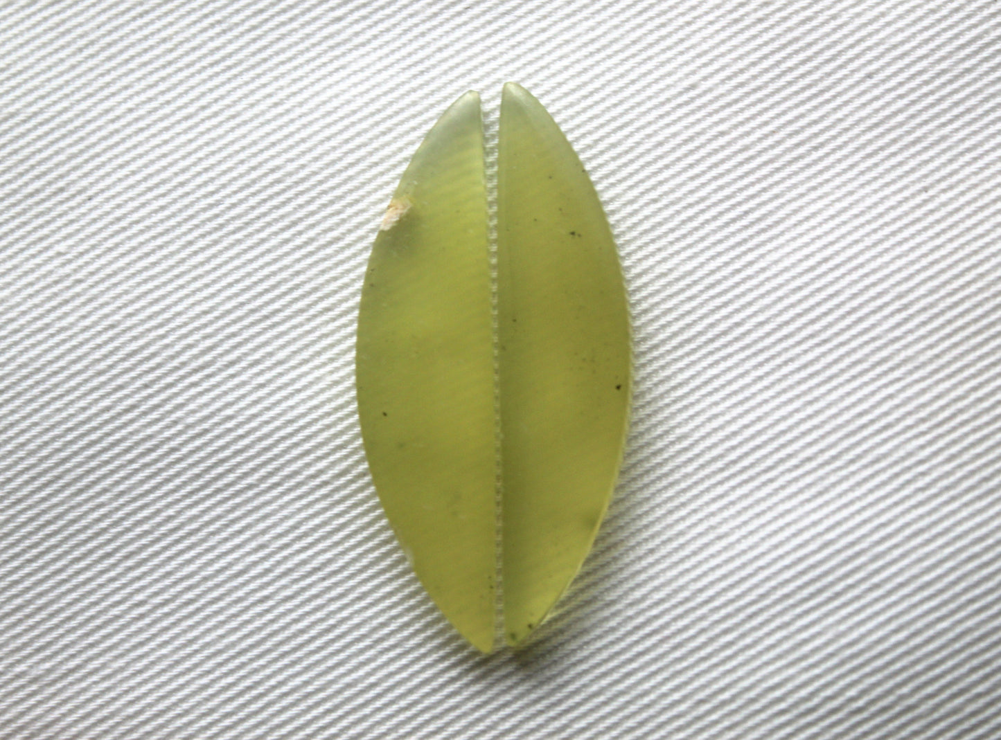 Vesuvianite Cabochon Pair Gemstone light green