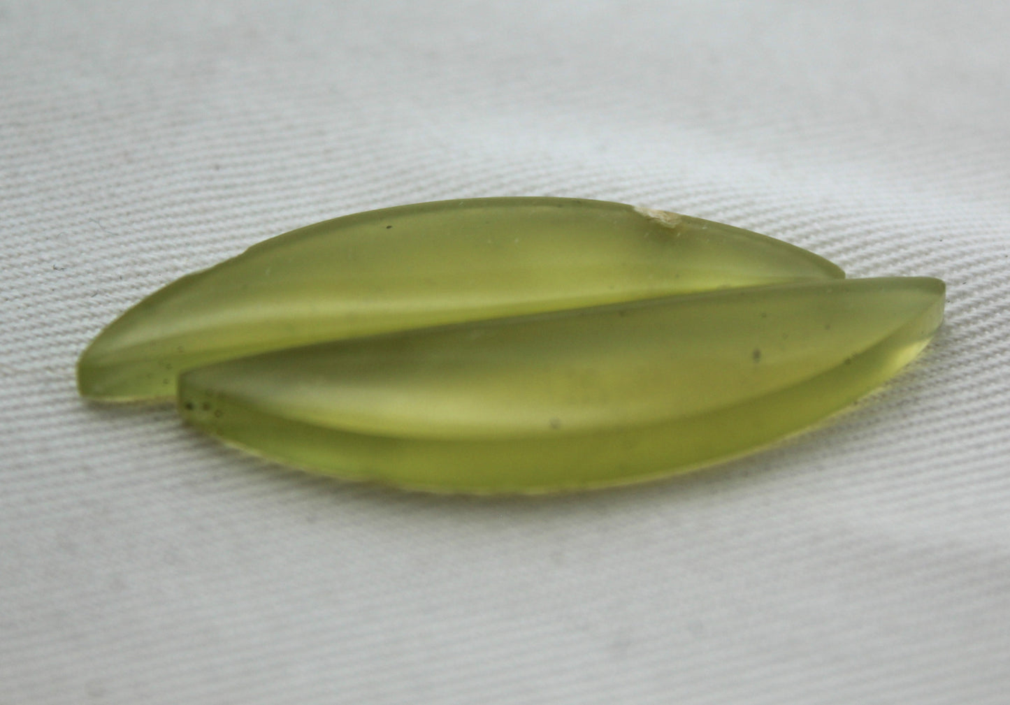 Vesuvianite Cabochon Pair Gemstone light green