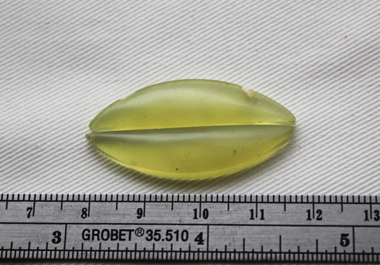 Vesuvianite Cabochon Pair Gemstone light green