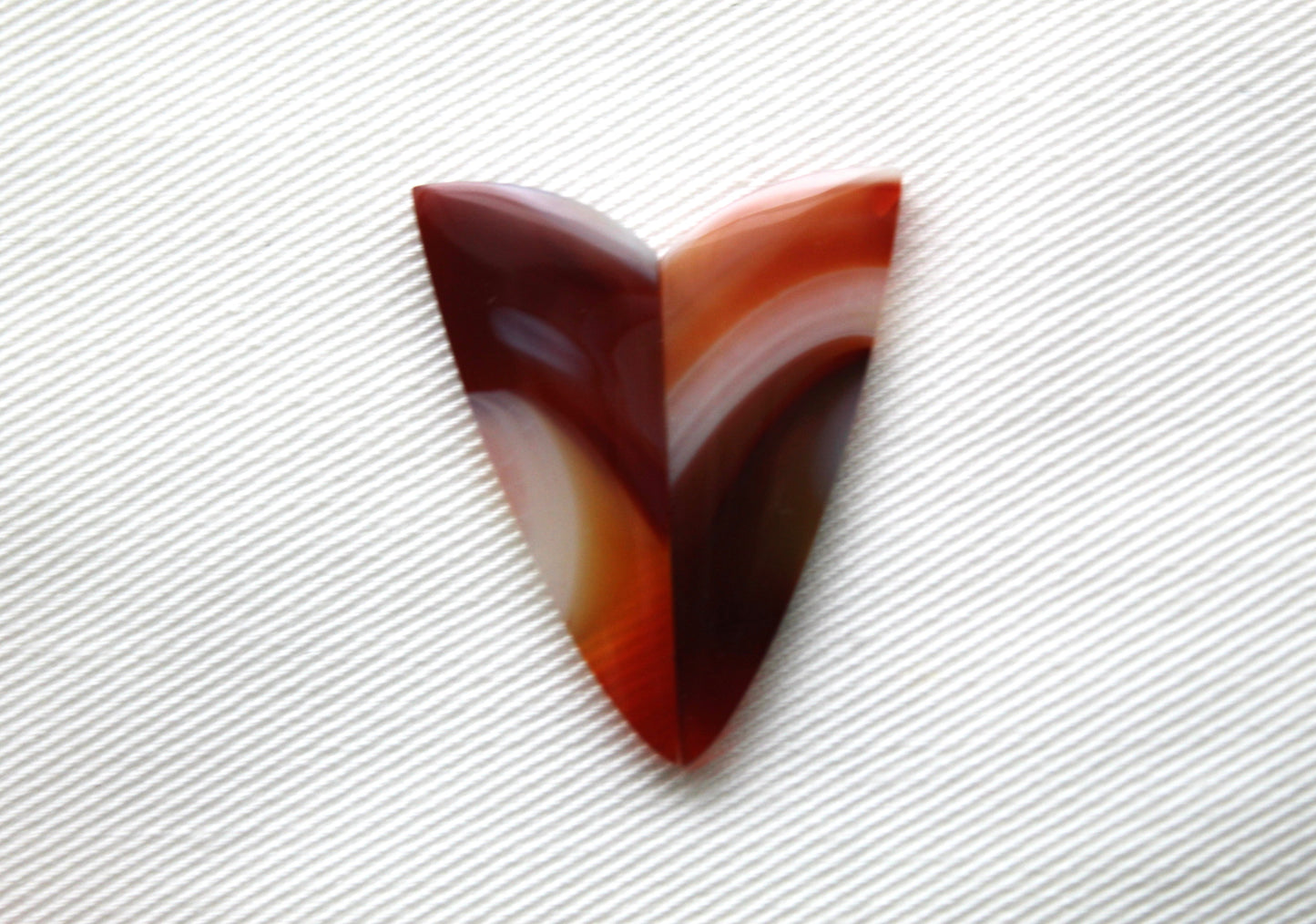 Banded Agates Cabochons Gemstone Pair