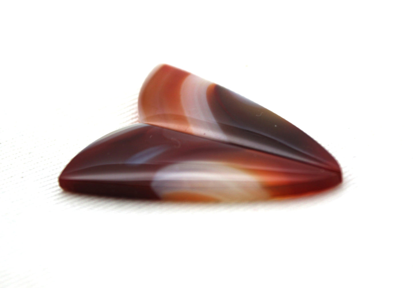 Banded Agates Cabochons Gemstone Pair