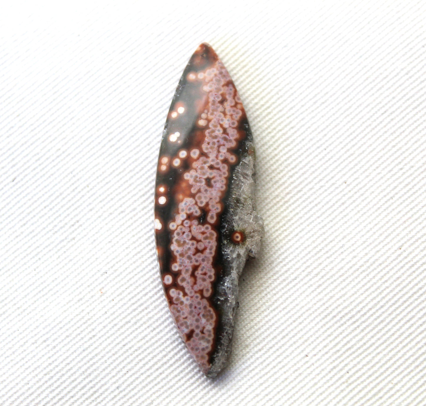 River Jasper Cabochon Gemstone jaune blanc vert