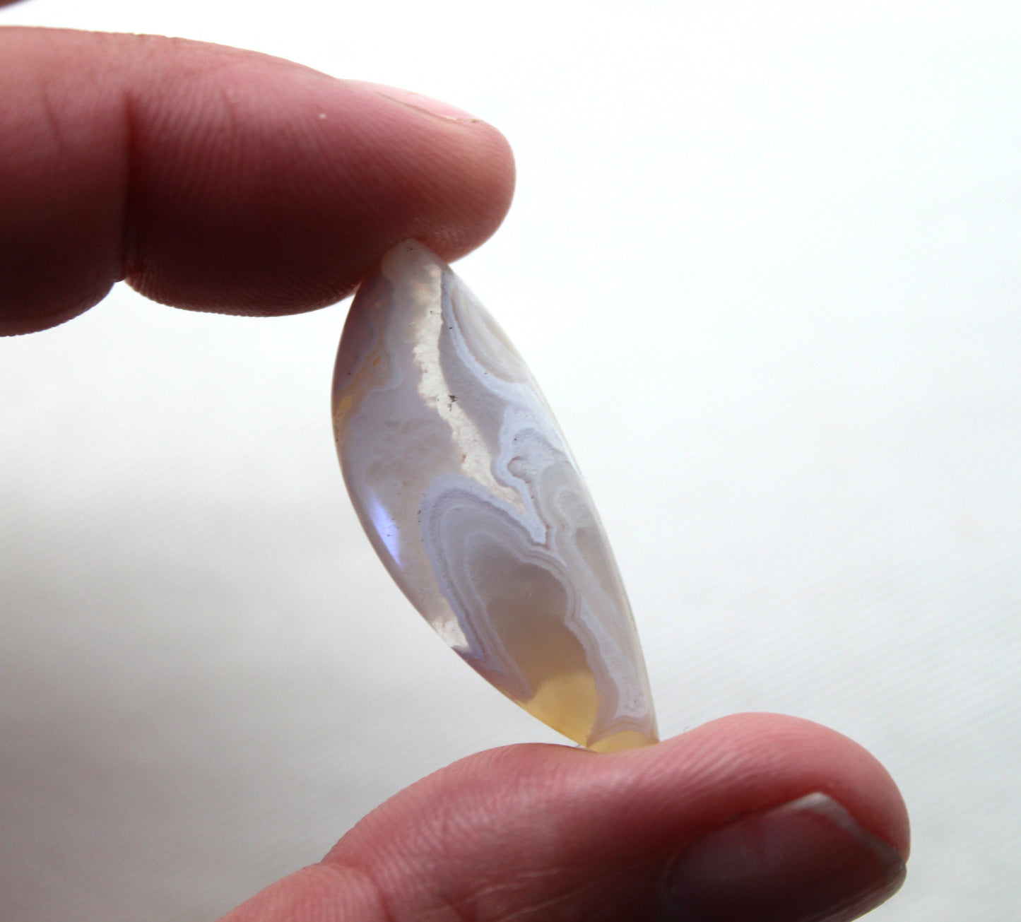 UNIQUE Orbicular Agate Cabochons Pair Gemstone natural