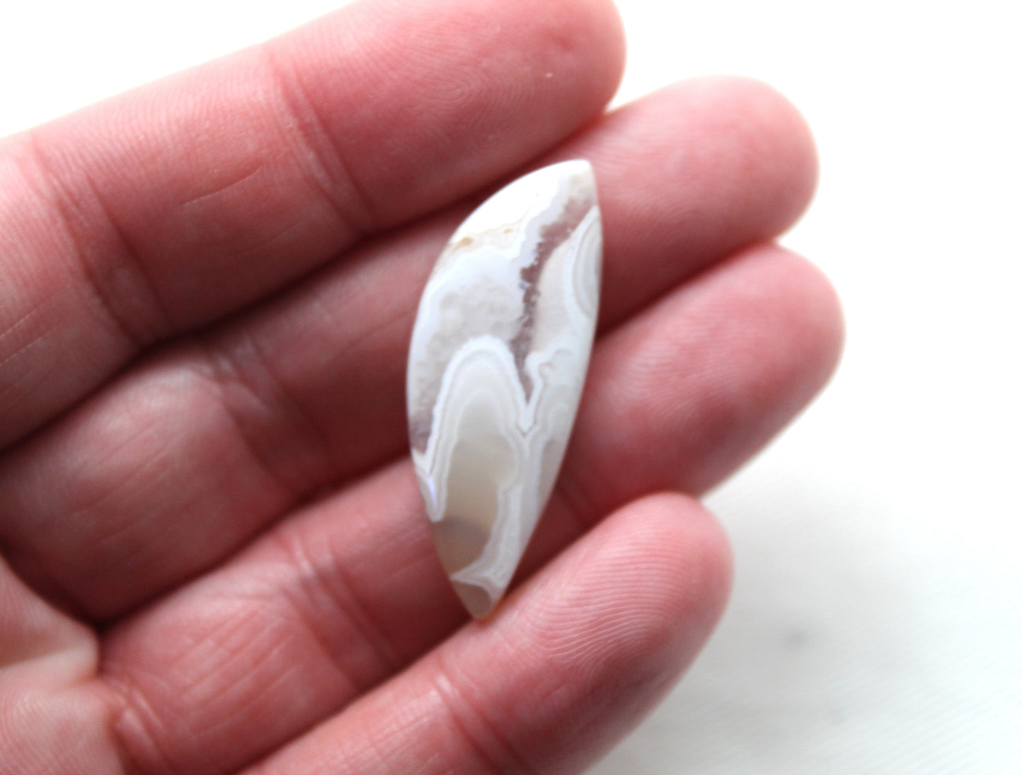 UNIQUE Orbicular Agate Cabochons Pair Gemstone natural