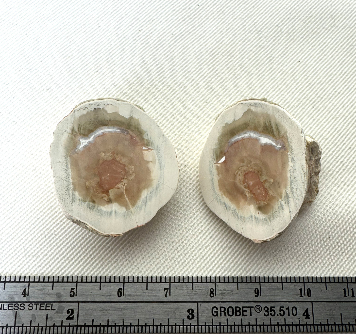 Natural Quartz Agate Chunk Mont Lyall Canada polished