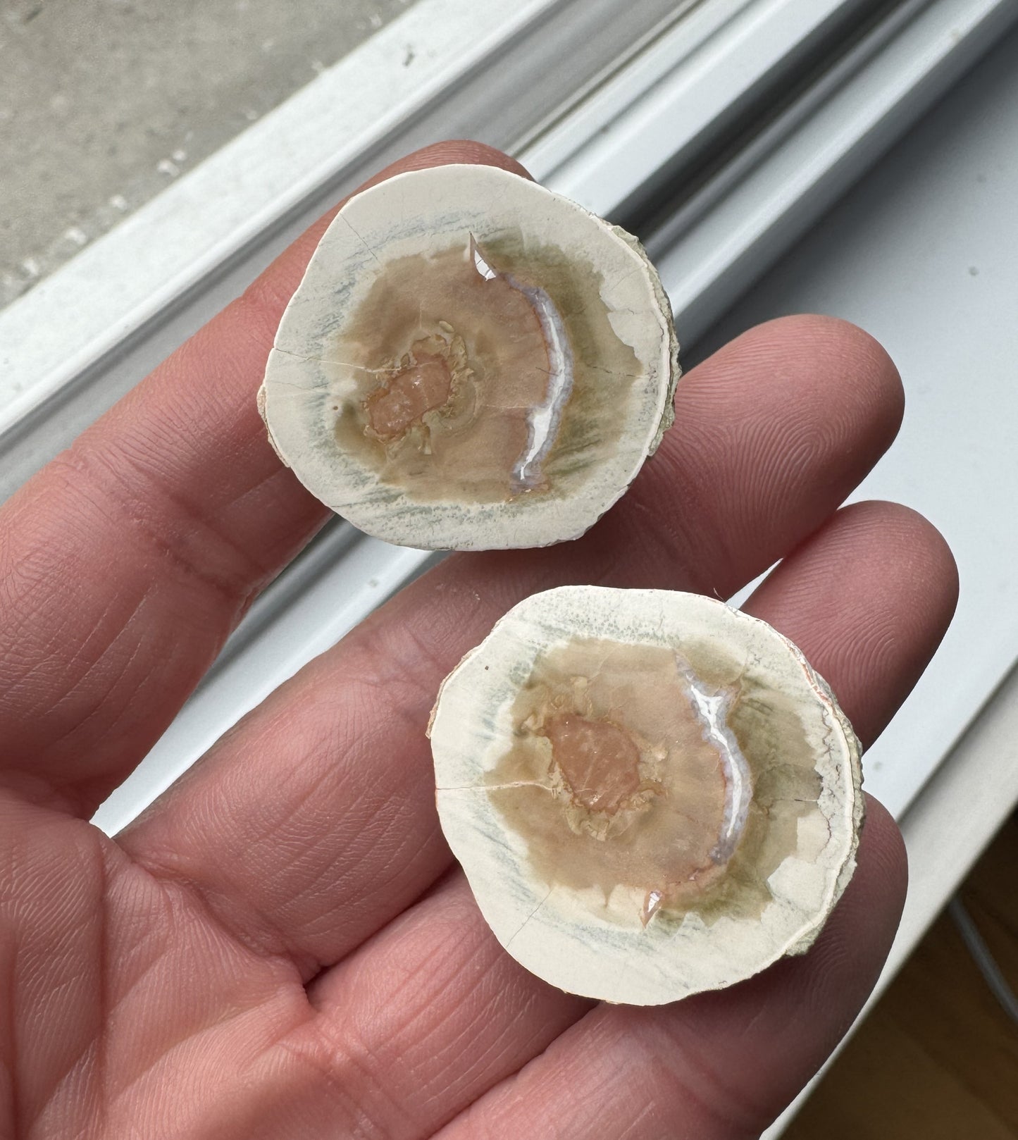 Natural Quartz Agate Chunk Mont Lyall Canada polished