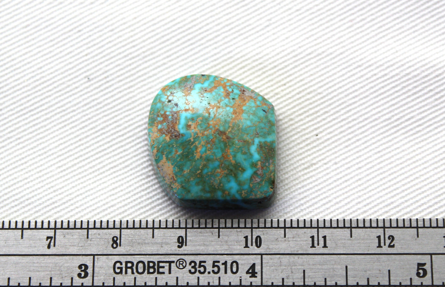 Blue Gem Turquoise Cabochon Gemstone blue beige