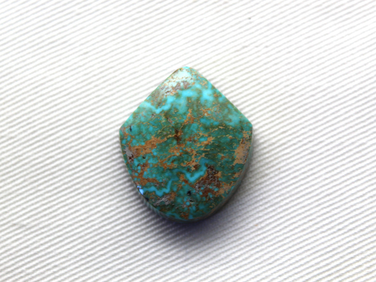 Blue Gem Turquoise Cabochon Gemstone blue beige