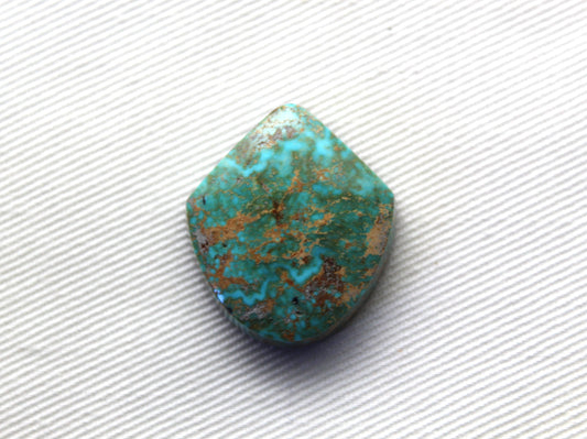 Blue Gem Turquoise Cabochon Gemstone blue beige