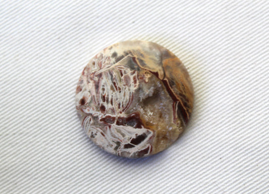 Indonesian Spider Agate Cabochon Gemstone round 28MM