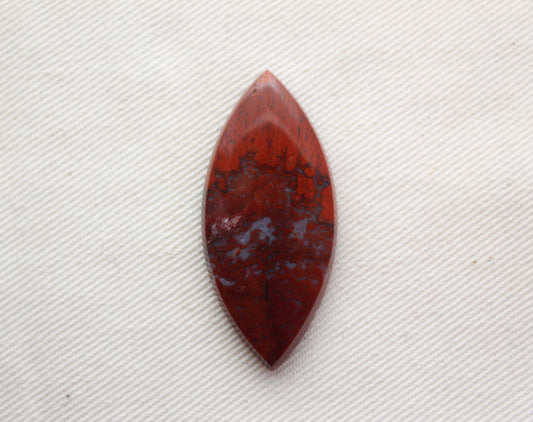 Red Plume Agate Cabochon natural Gemstone Marquise