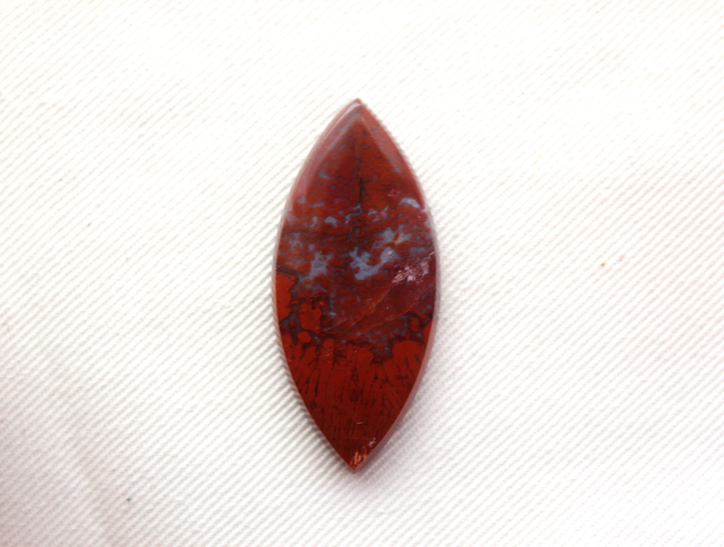Red Plume Agate Cabochon natural Gemstone Marquise