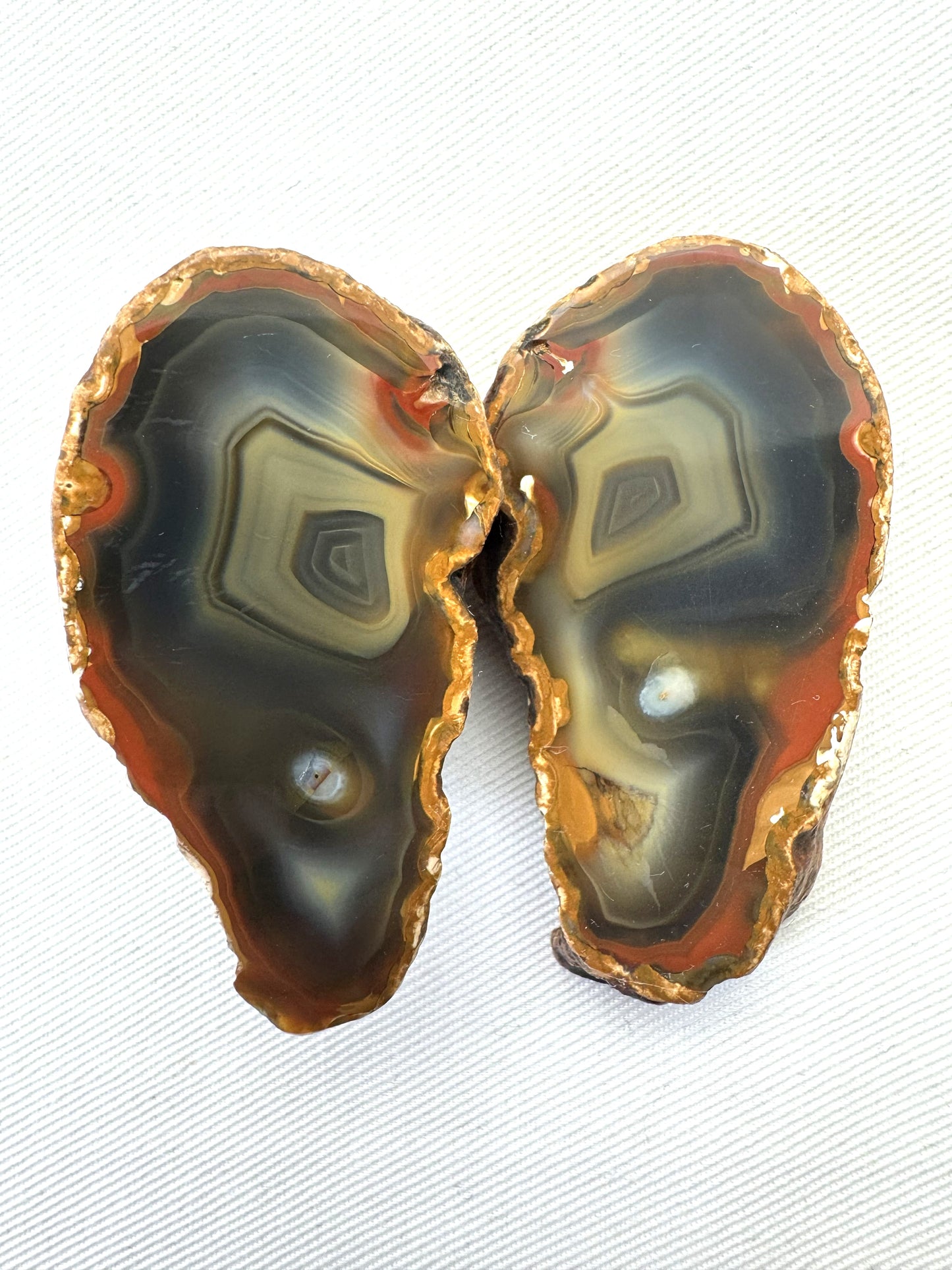 SUPERB Indonesian banded Agate nodule polished