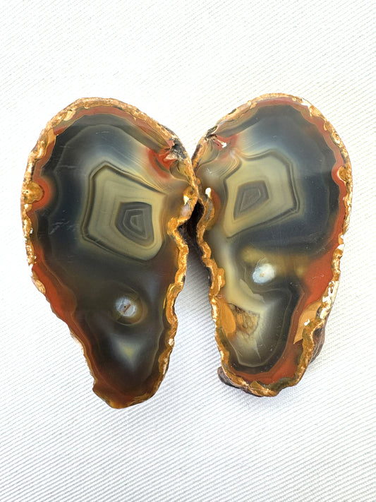 SUPERB Indonesian banded Agate nodule polished