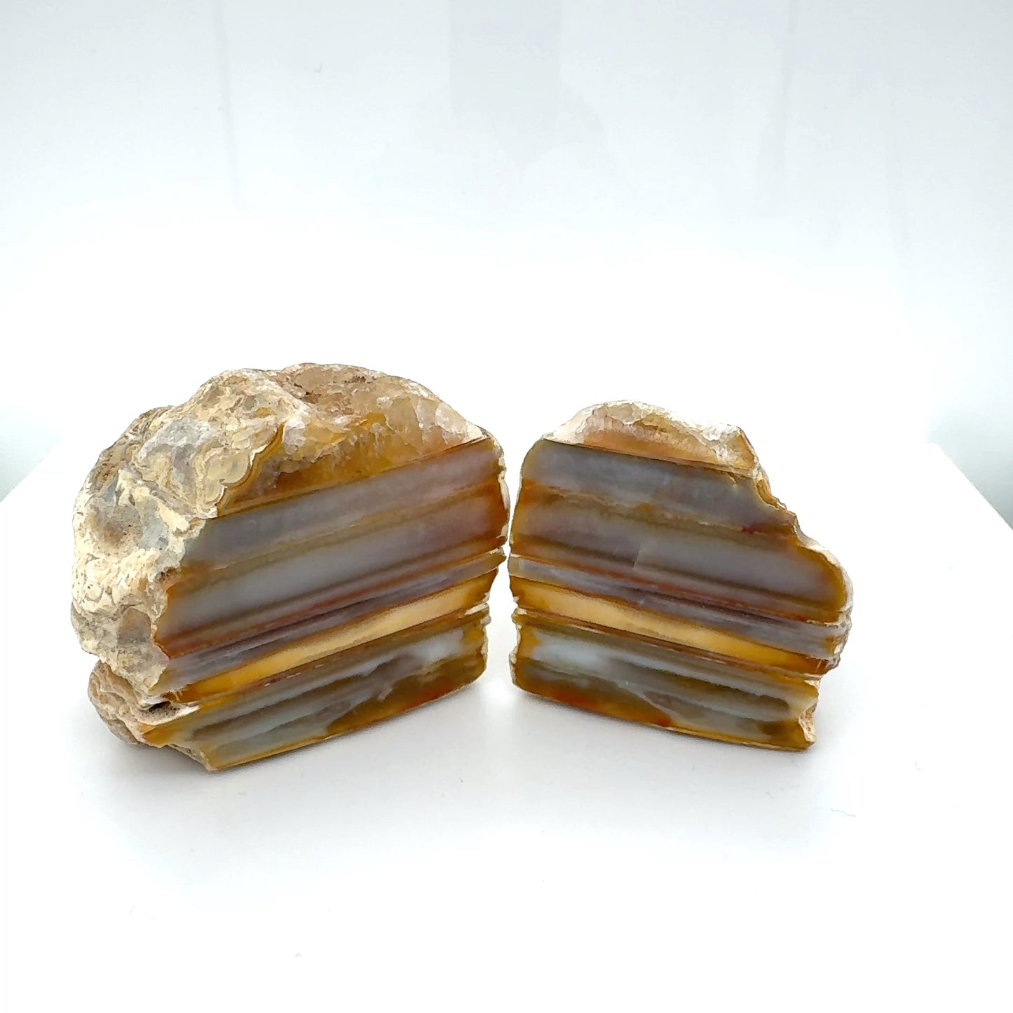 Small Indonesian Waterline Agate nodule polished