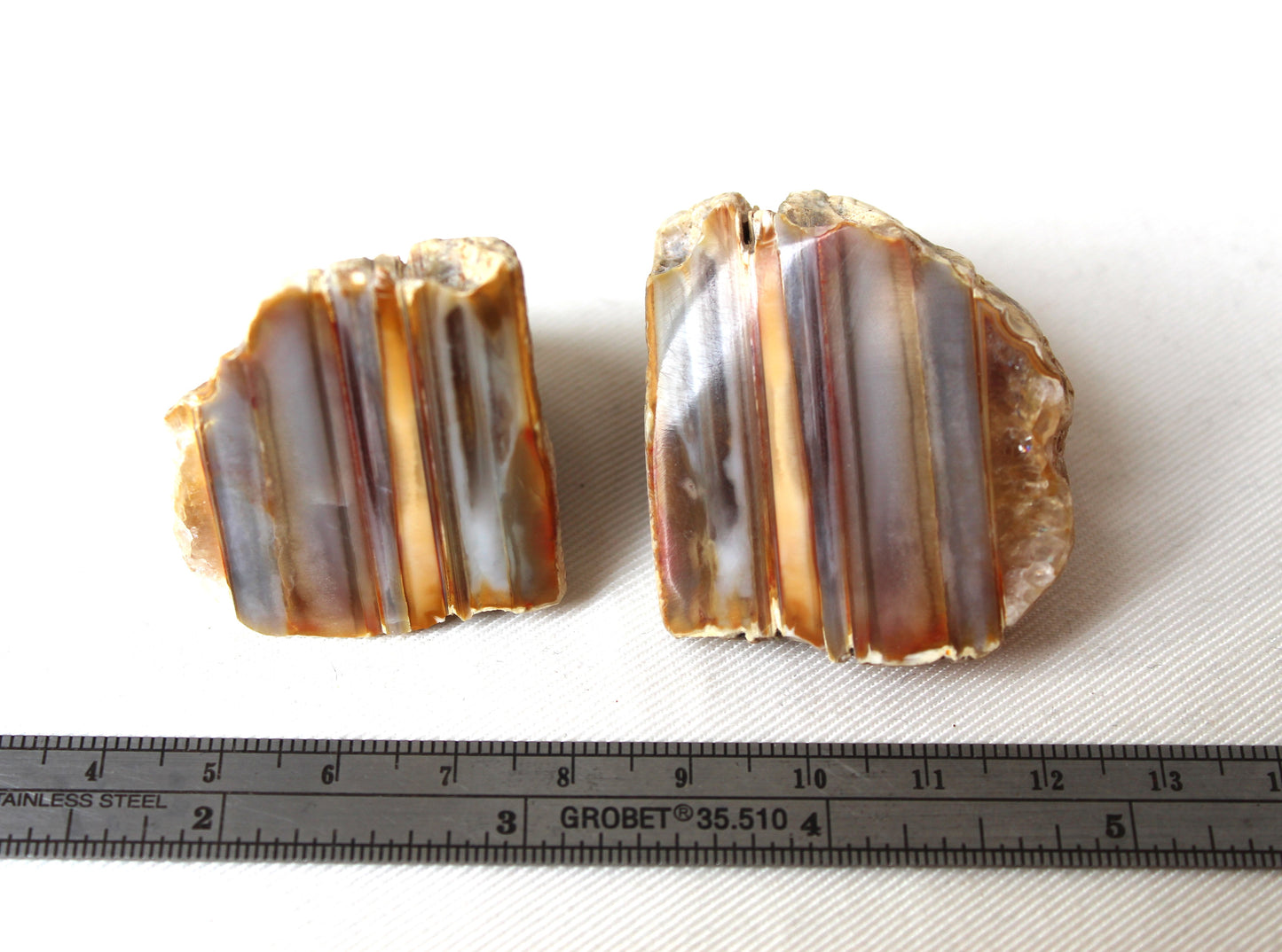 Small Indonesian Waterline Agate nodule polished
