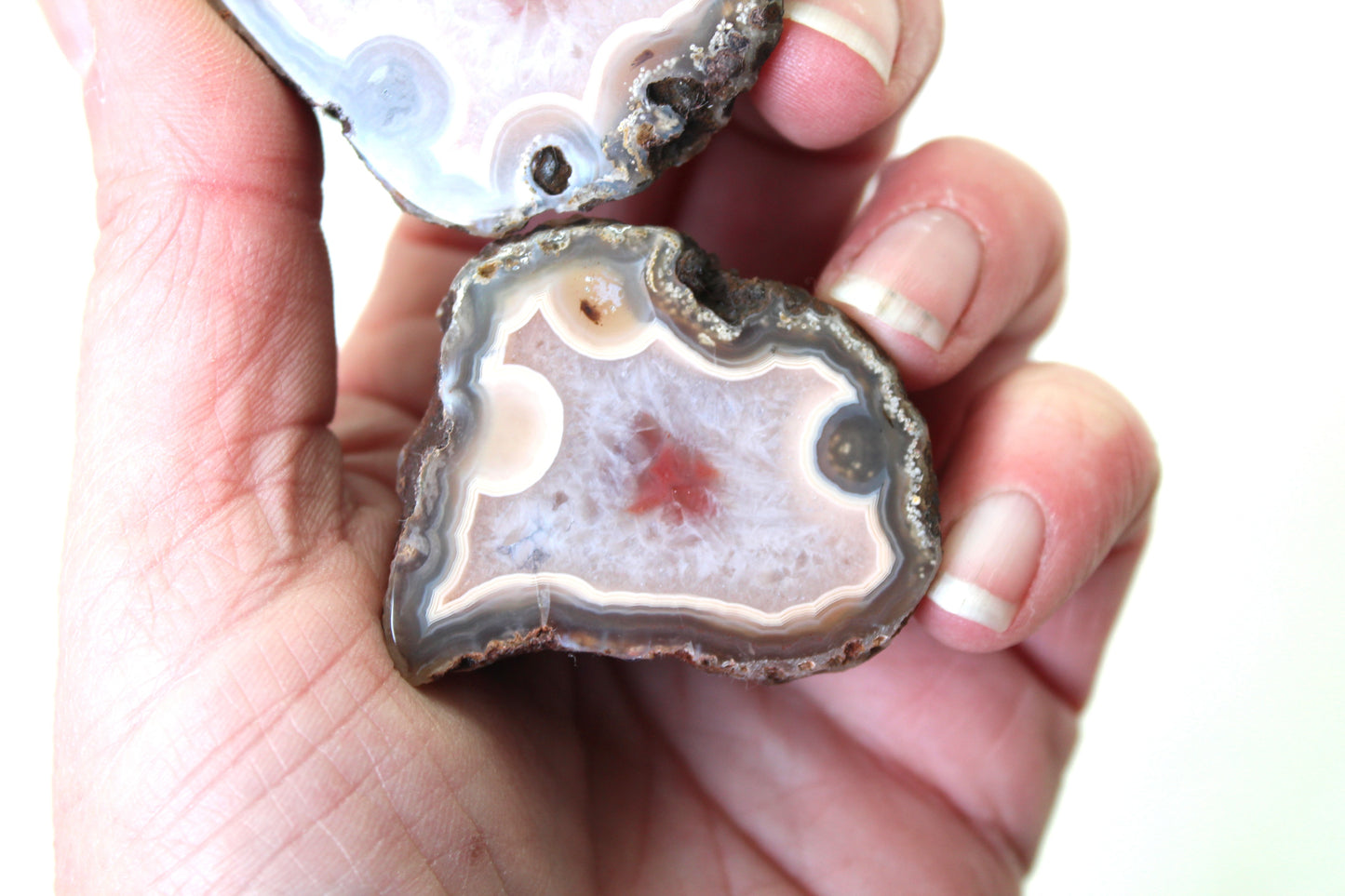 Gambiri Agate nodule polished
