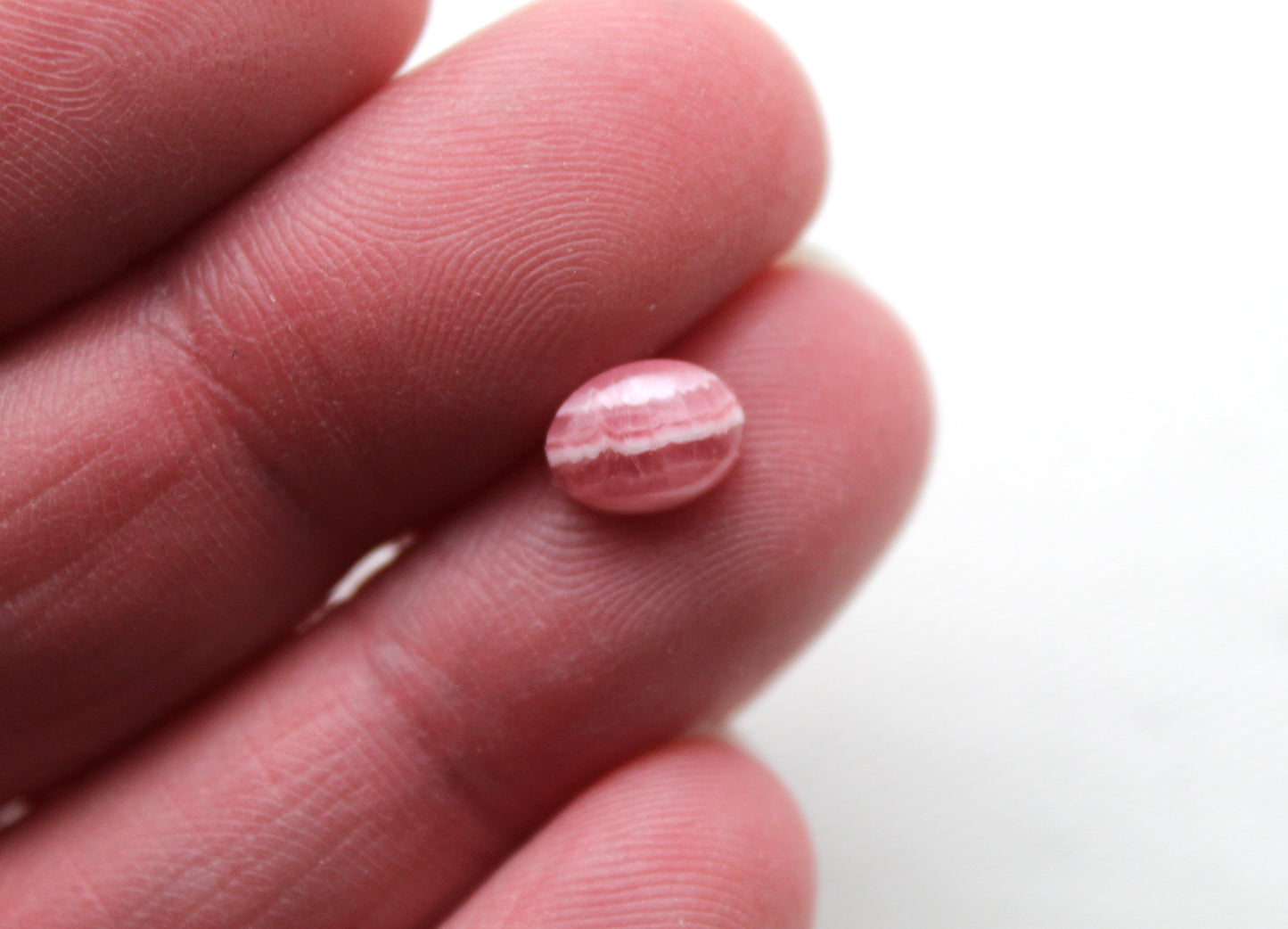 FOUR Amazonite Cabochon ovale pierre gemme 8x10MM vert