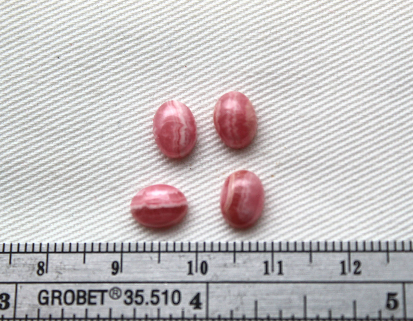 FOUR Amazonite Cabochon ovale pierre gemme 8x10MM vert