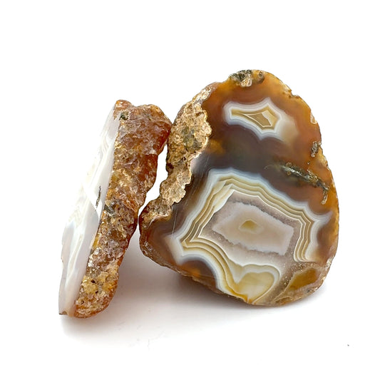 NICE Indonesian banded Agate nodule polished