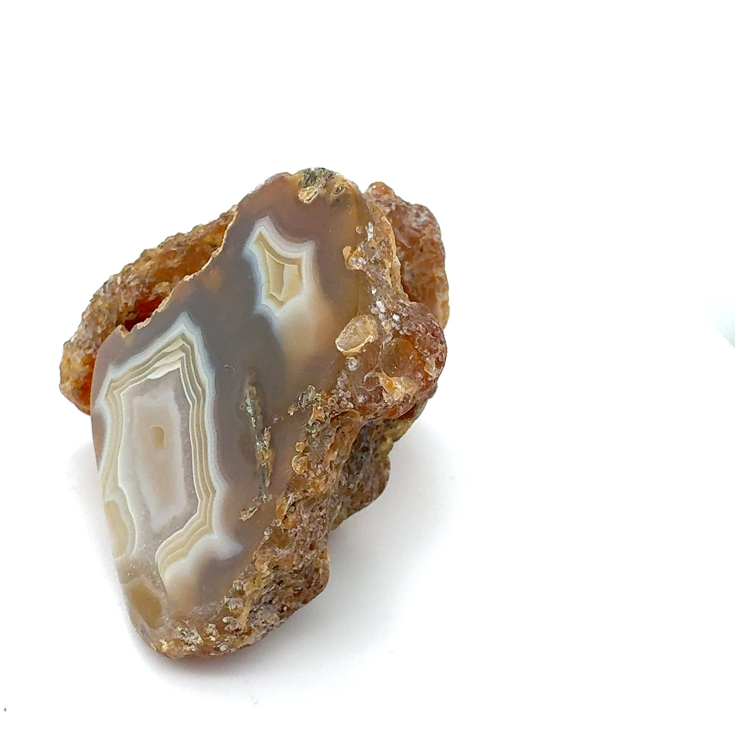 NICE Indonesian banded Agate nodule polished