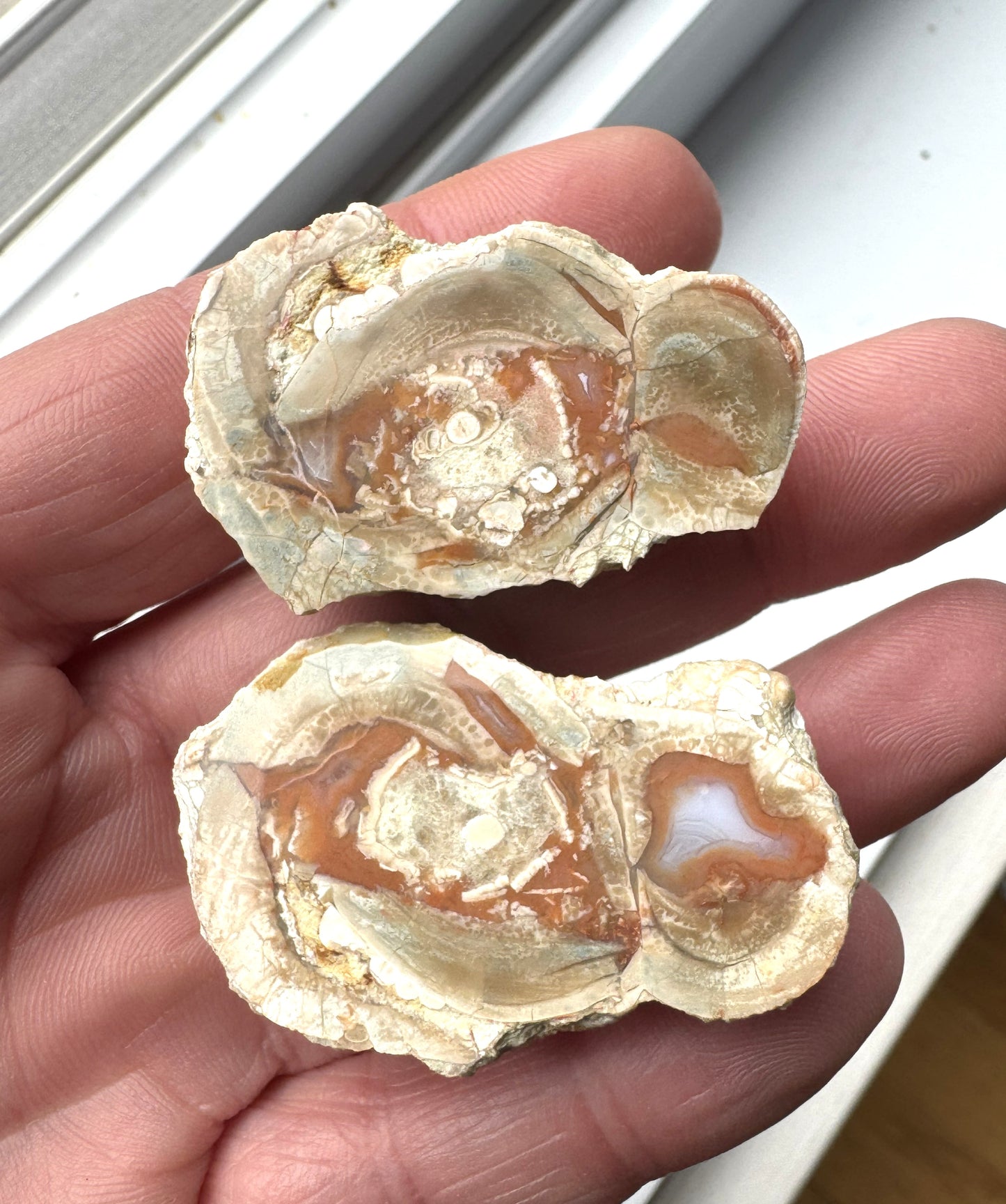 Natural Quartz Agate Chunk Mont Lyall Canada polished