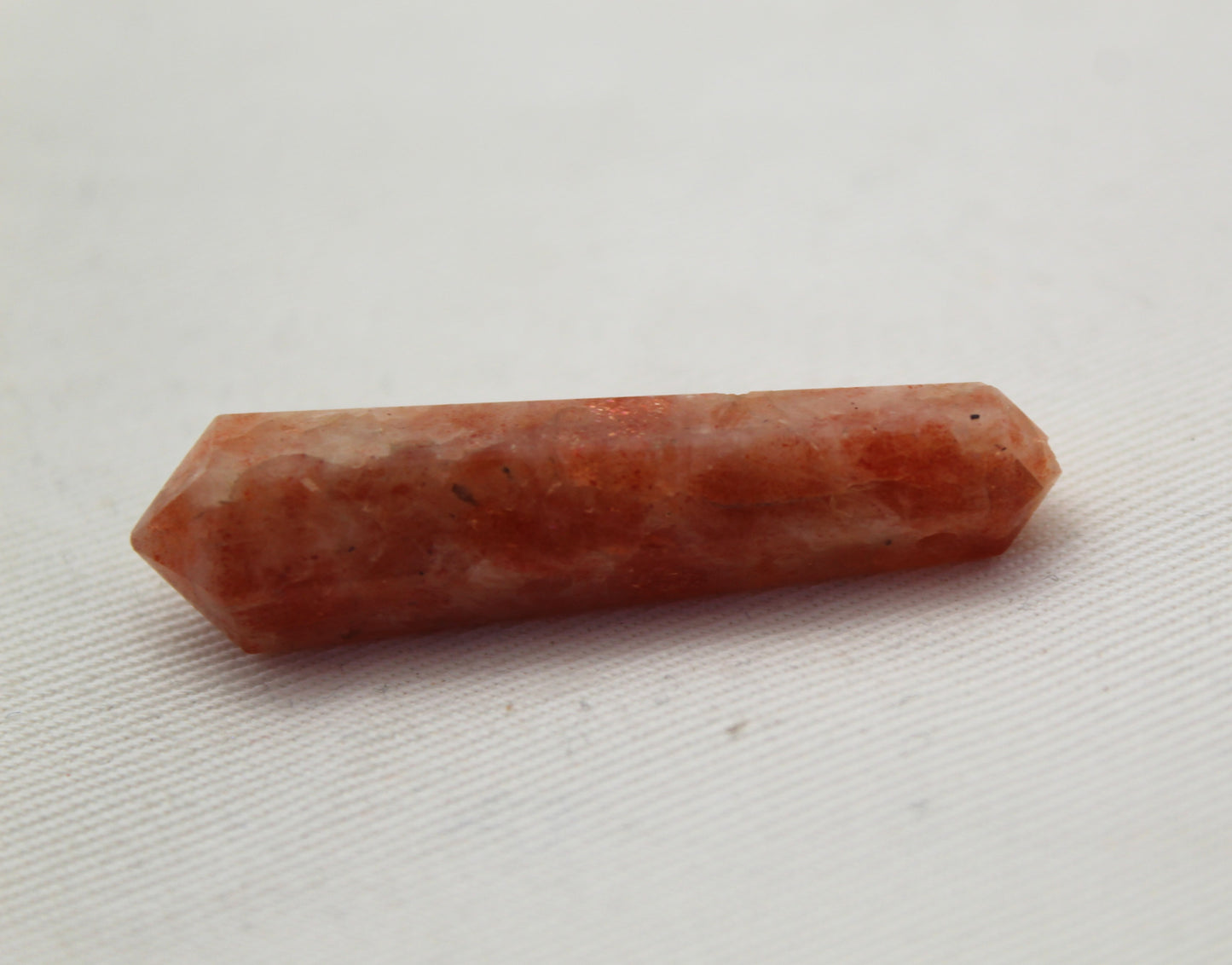 Sunstone double point Tower gemstone pendant size DRILLED