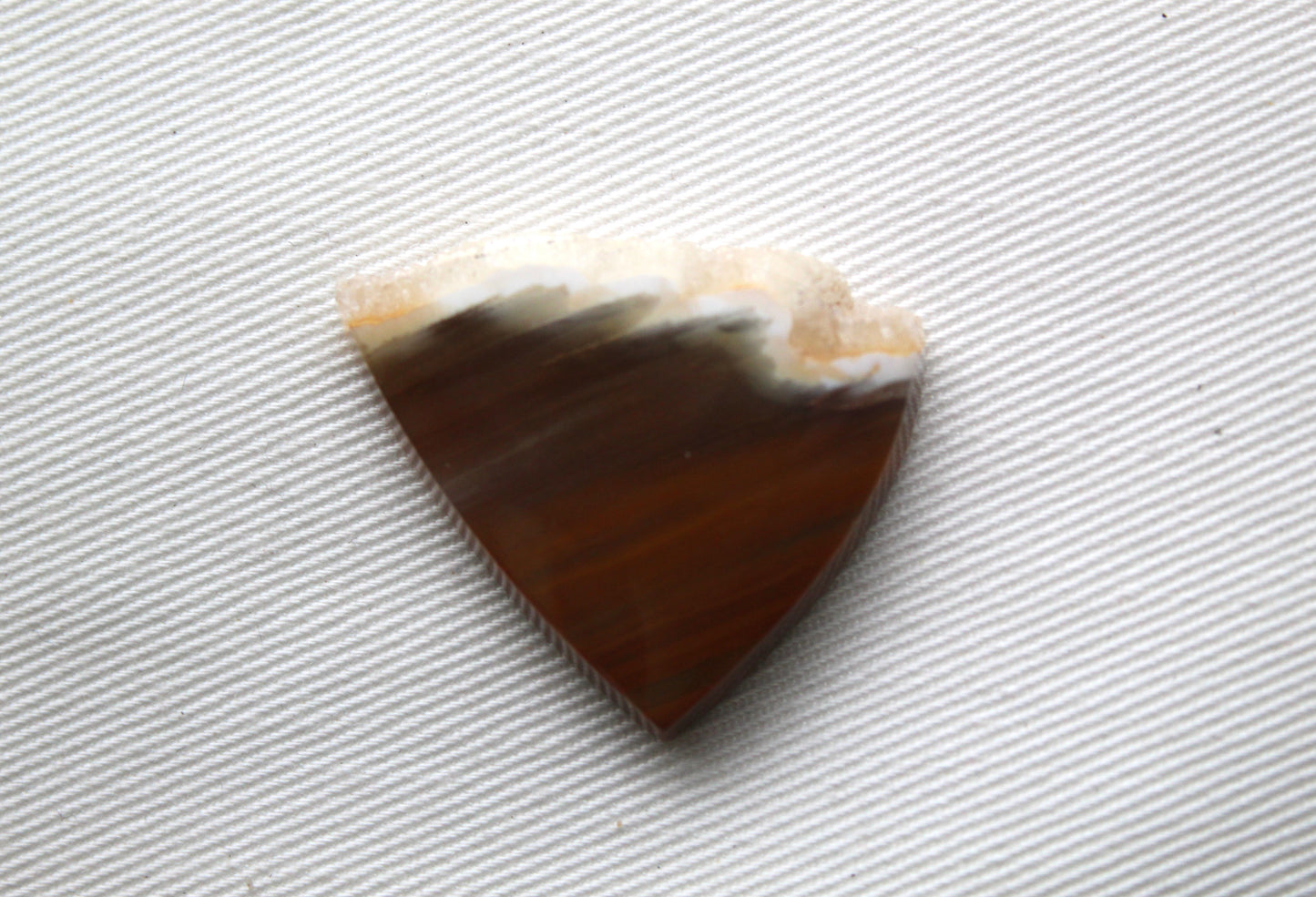 Indonesian Blue Agate Cabochon Gemstone druzy edge