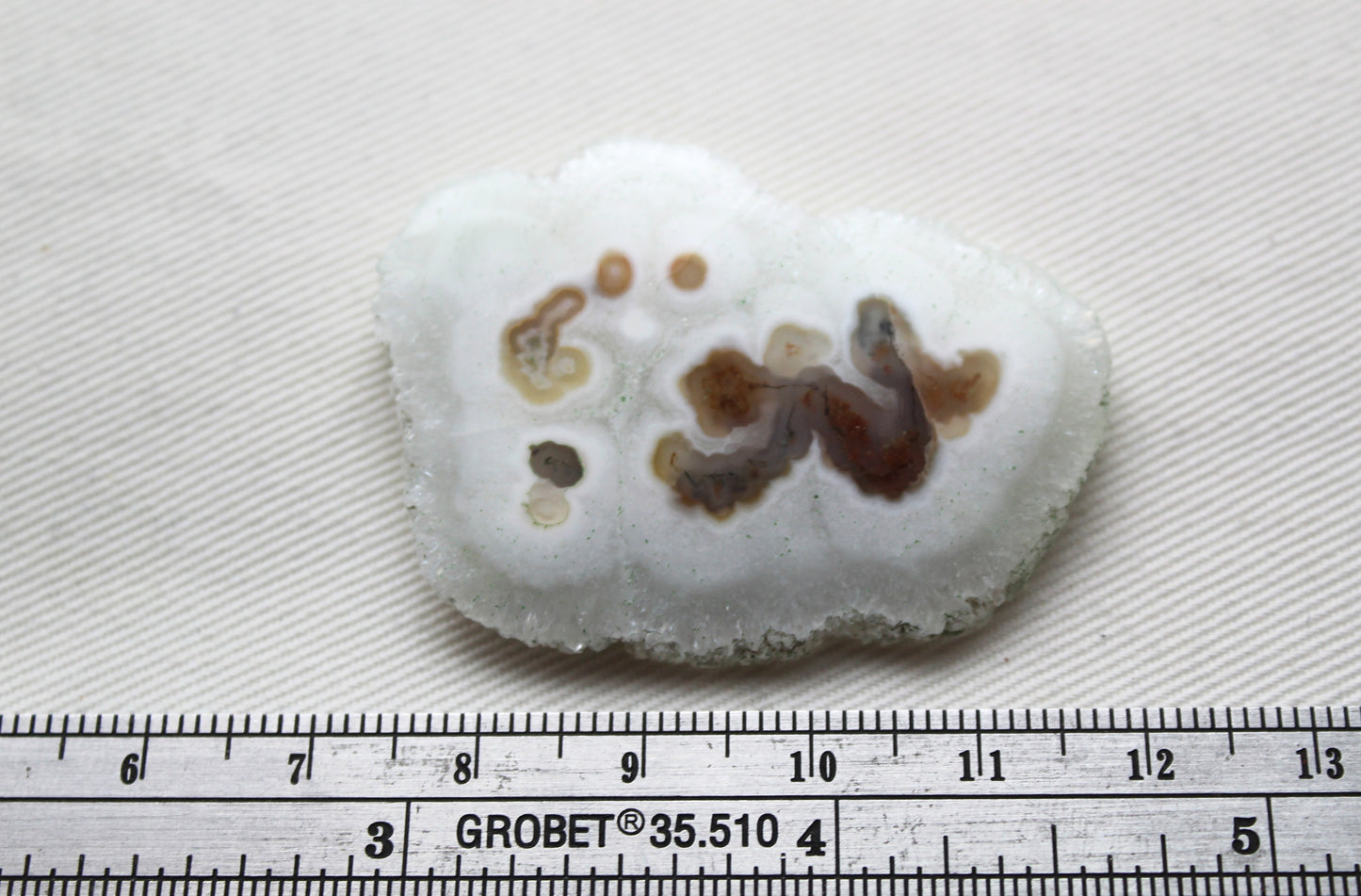 Large Solar quartz gemstone druzy freeform white brown