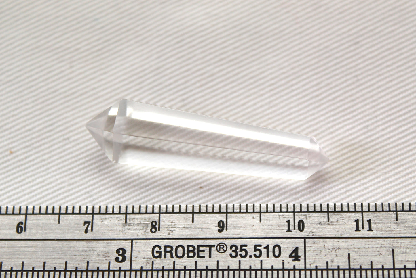Crystal Quartz double point Tower gemstone pendant size UNDRILLED