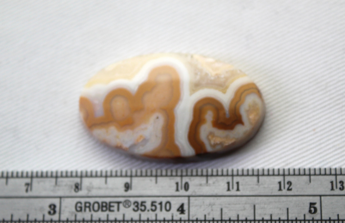 Indonesian Lace Agate Cabochon Gemstone Oval