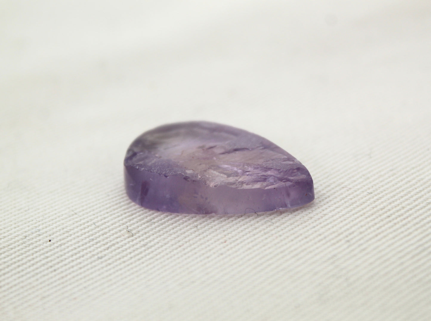 Surface Amethyst Cabochon Gemstone purple teardrop