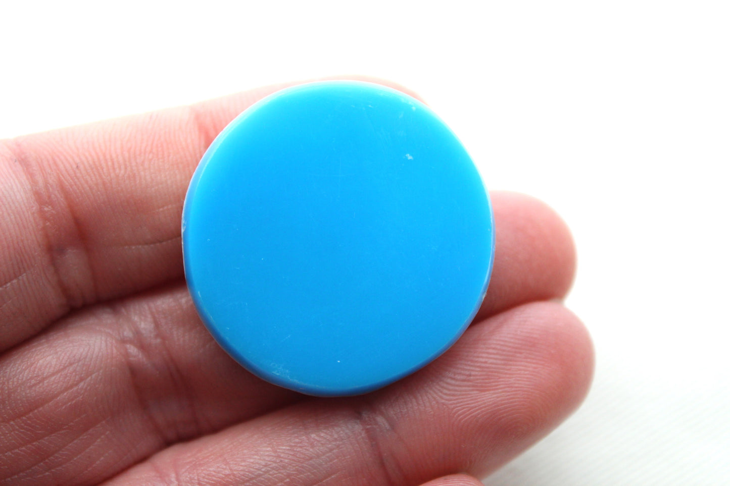 Indonesian Agate Plume DOUBLET Cabochon  round 31MM