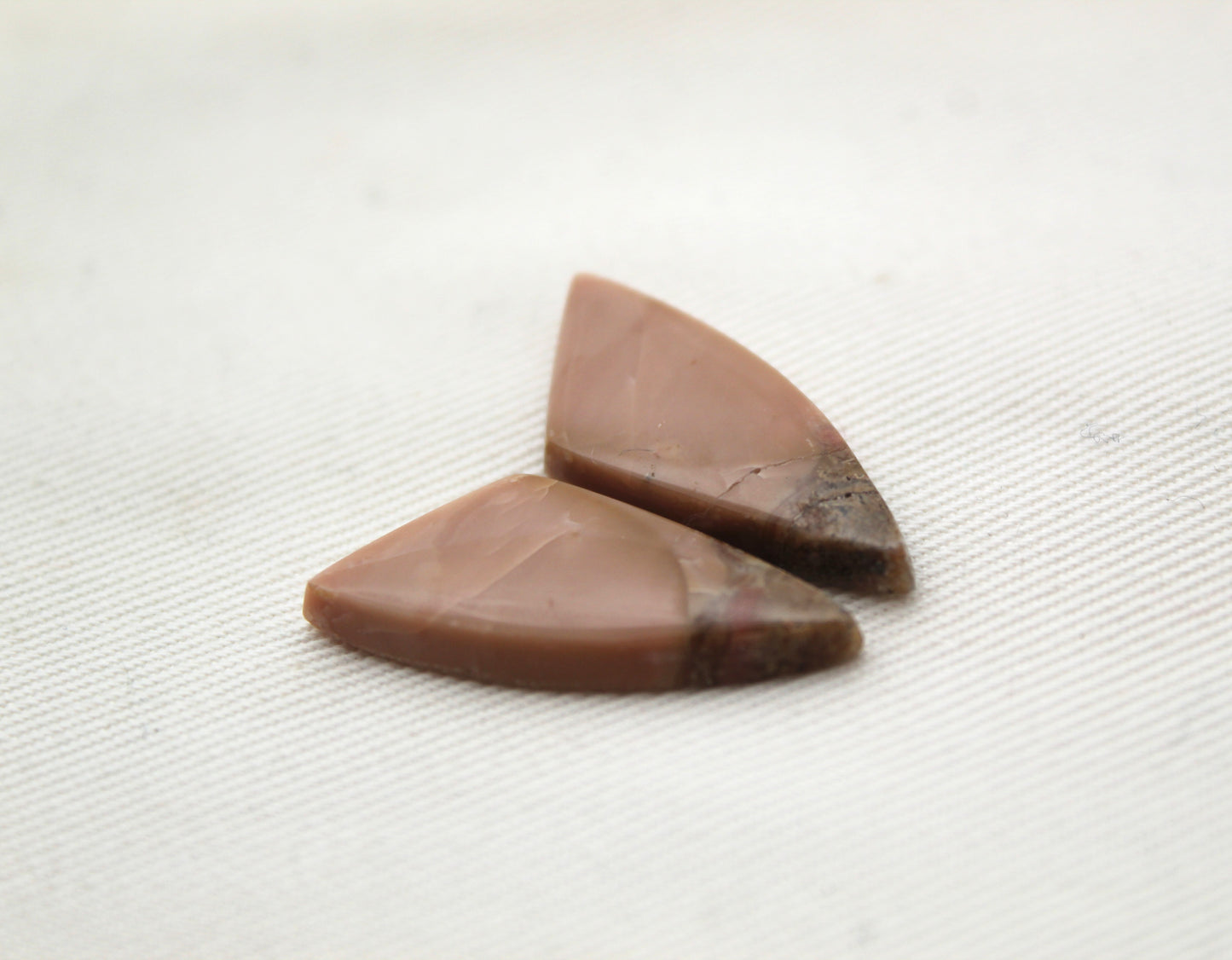 Indonesian Sunset Jasper Pair Cabochons Gemstone natural