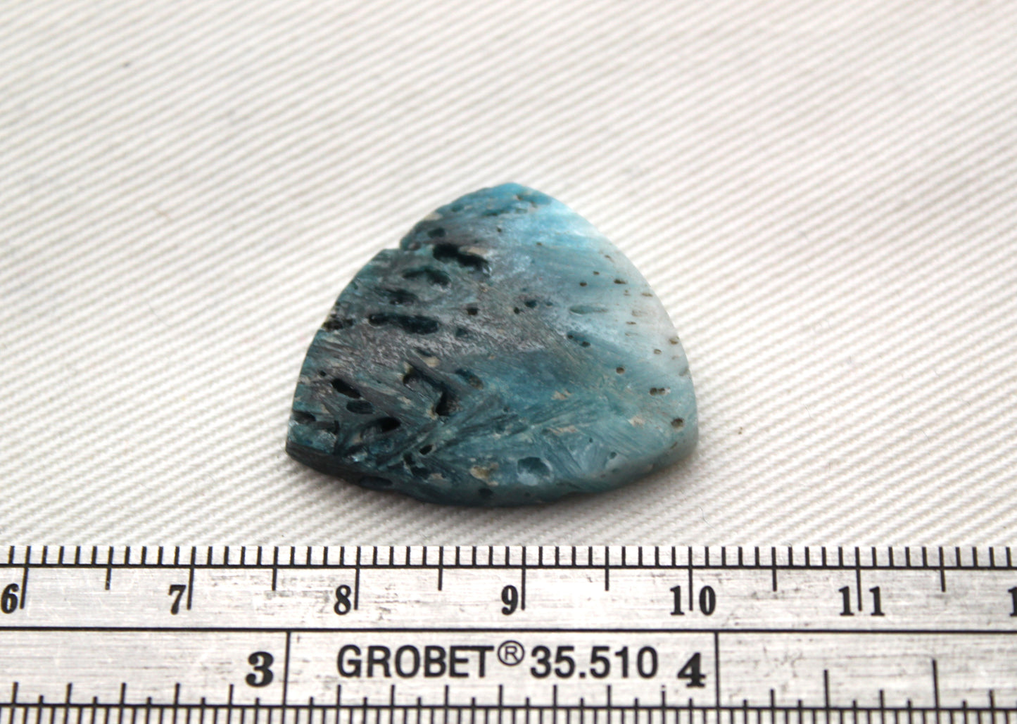 One Blue Ice Agate freeform Cabochon Gemstone