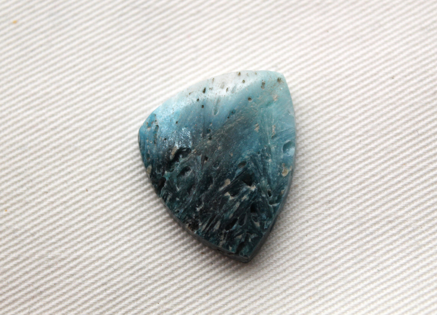 One Blue Ice Agate freeform Cabochon Gemstone