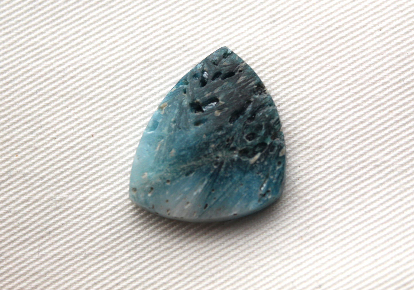 One Blue Ice Agate freeform Cabochon Gemstone