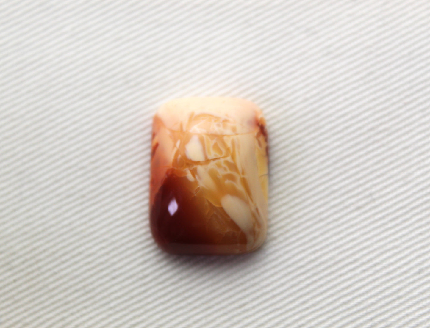 Mexican Opal Cabochon rectangle orange 15X20MM