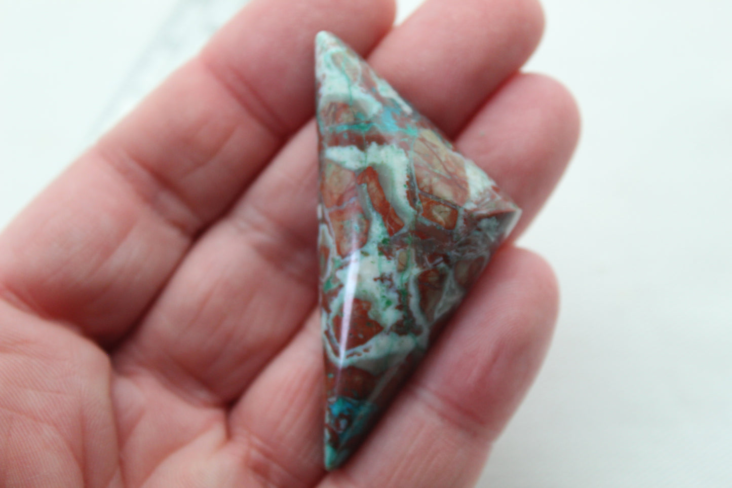 Chrysocolla Cabochon Green Blue Gemstone Large Focal (Copie)