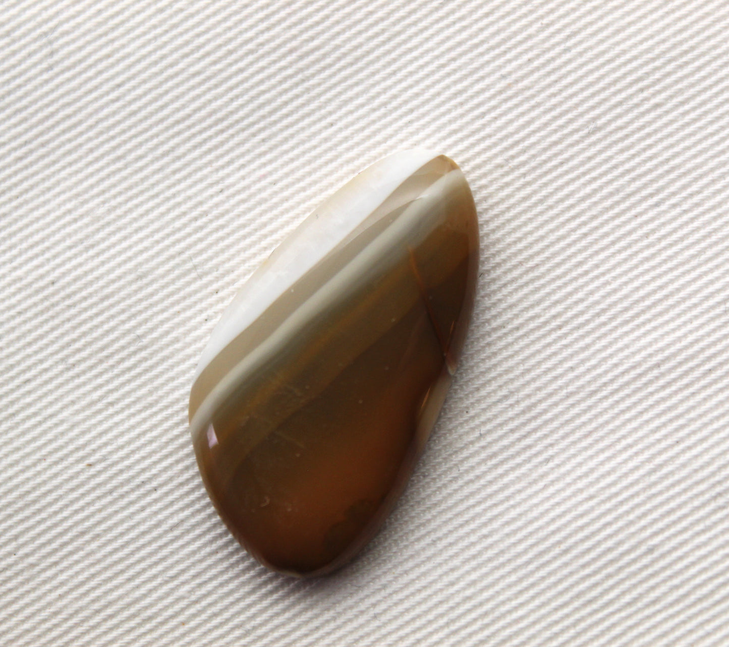Indonesian banded Agate Cabochon freeform