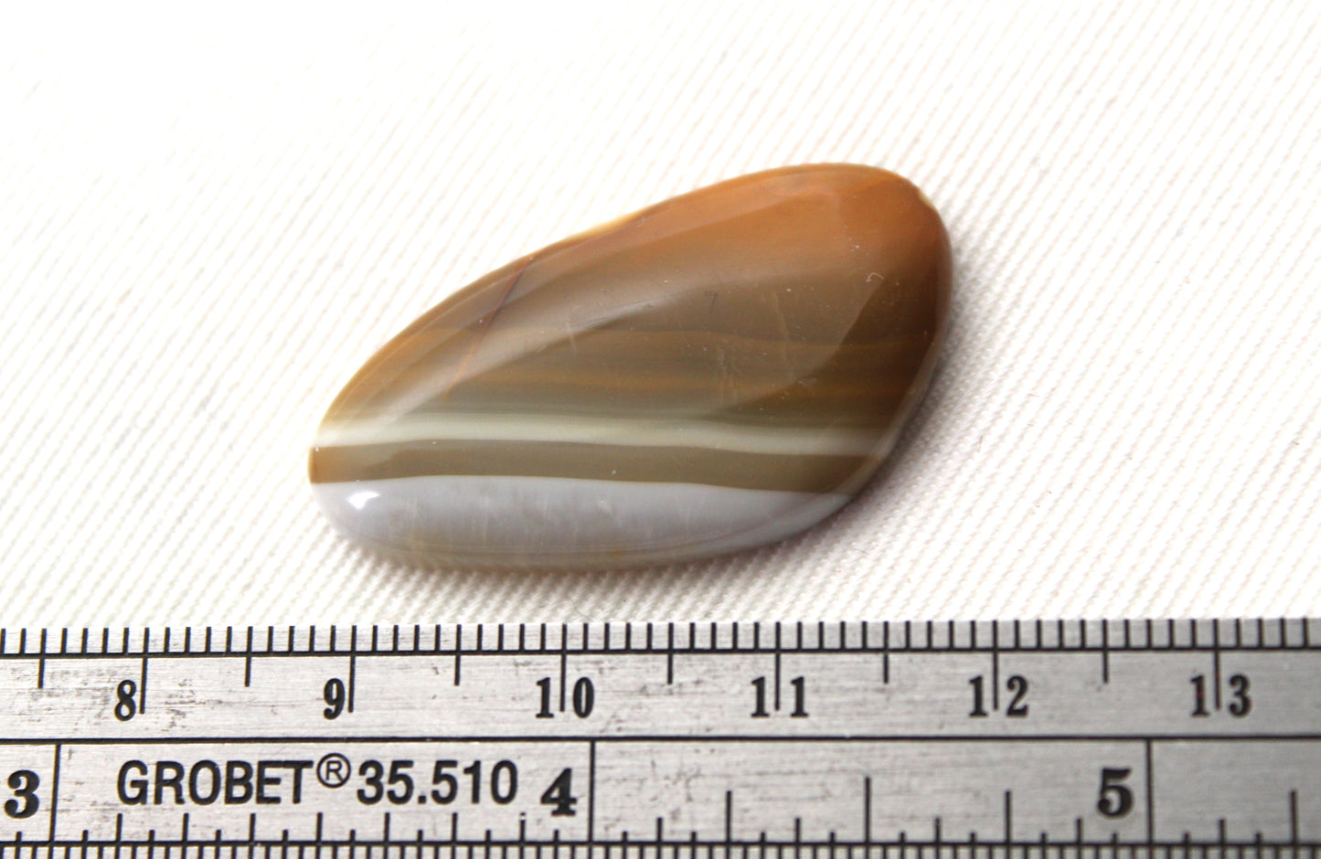 Indonesian banded Agate Cabochon freeform