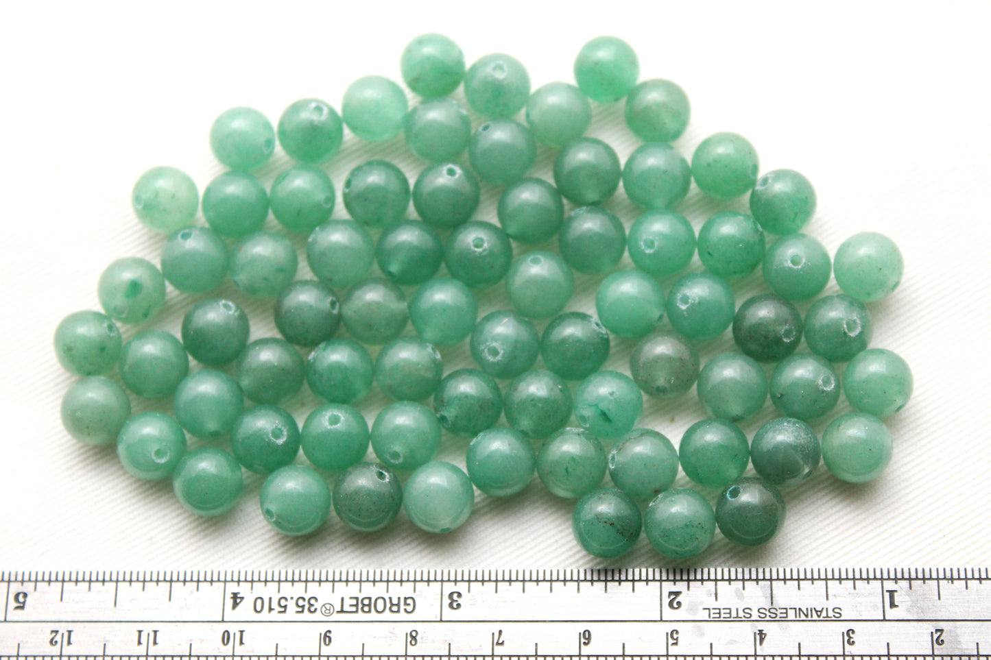 70 Natural Green Aventurine beads 8 MM