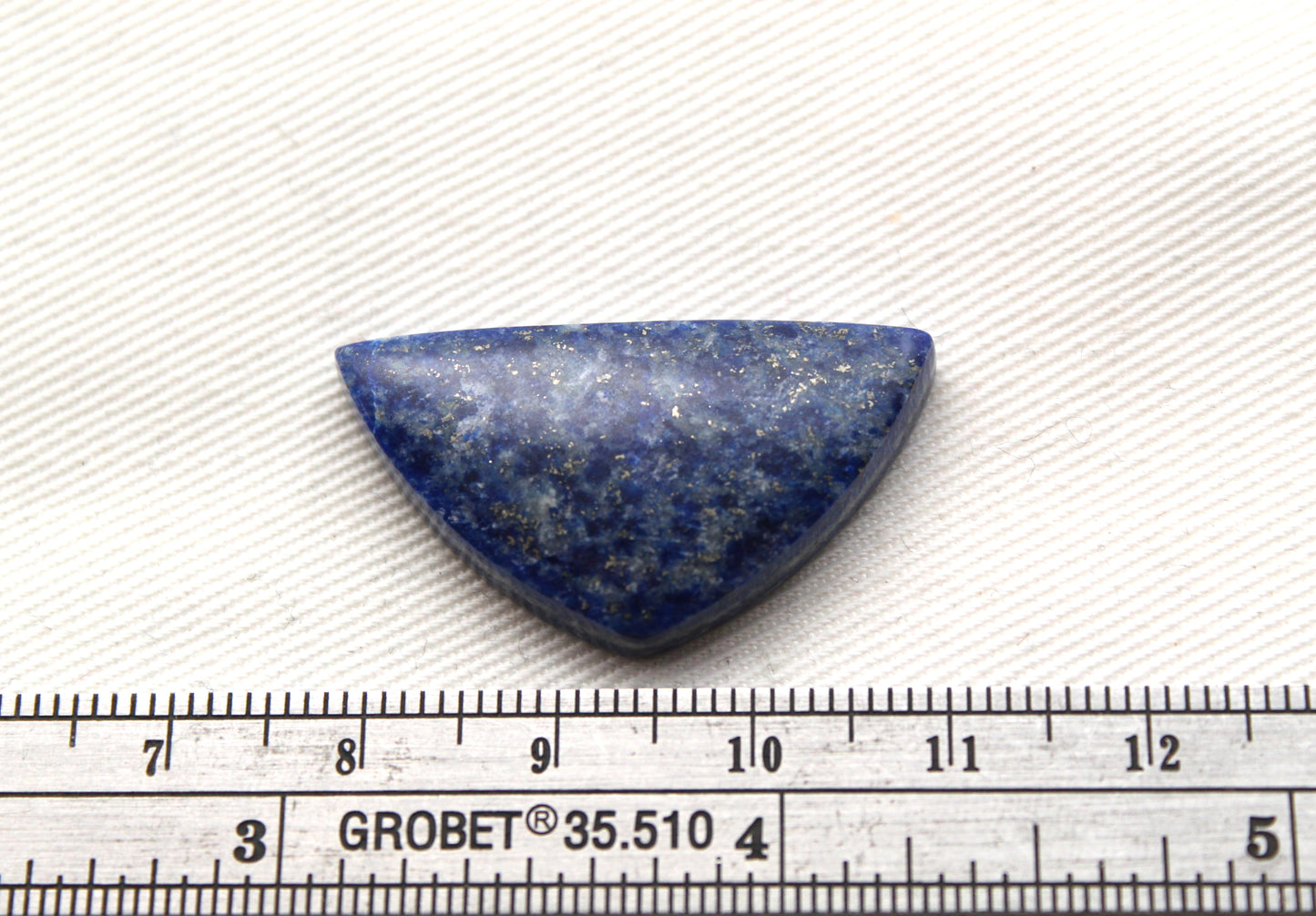 Cabochon rectangle en Lapis-lazuli taille rose - P1840 - Gemme bleue