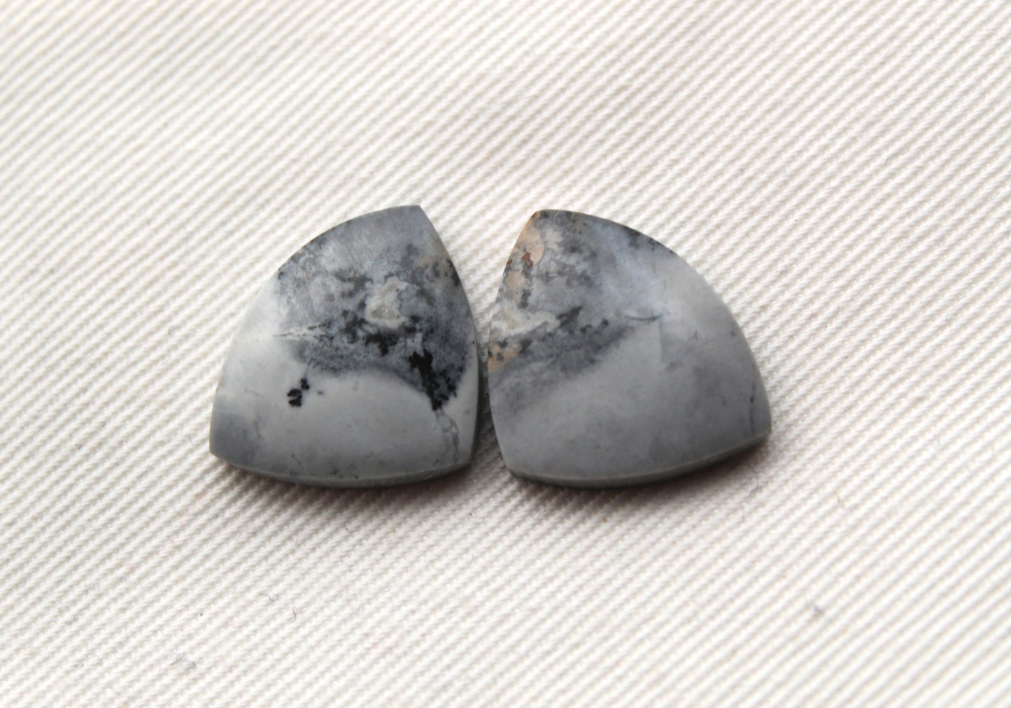 Small Maligano Jasper cabochons pair Gemstone