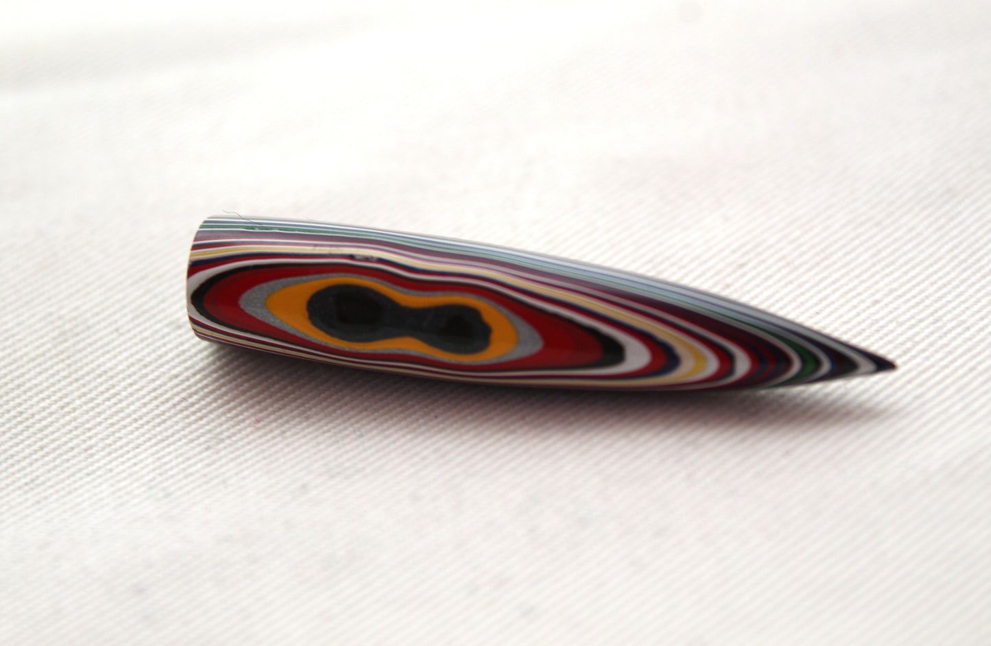 Fordite LARGE pendant shape 50MM UNDRILLED