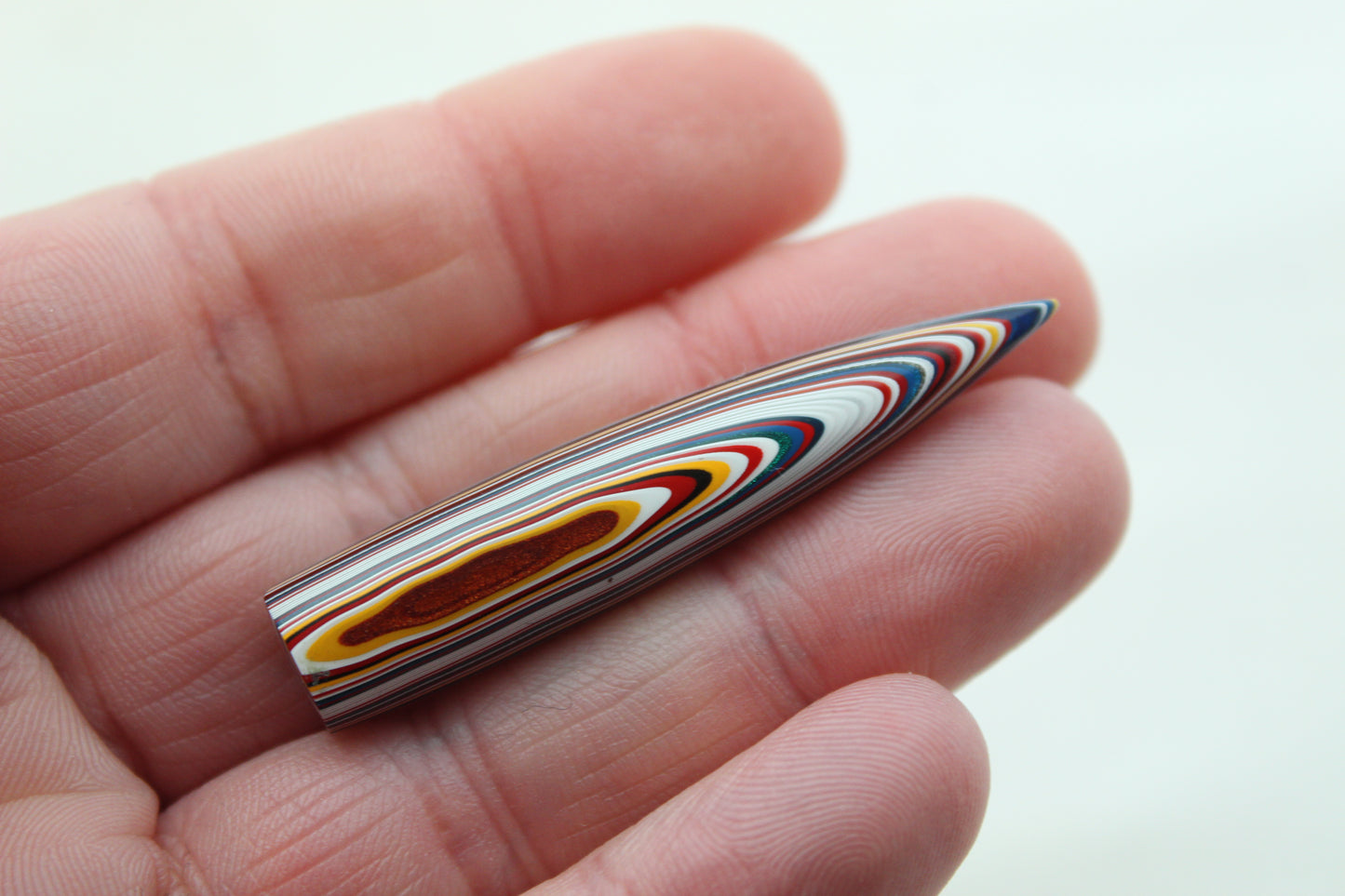 Fordite LARGE pendant shape 50MM UNDRILLED